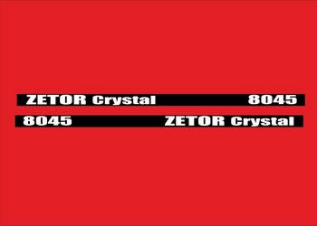 Używany, Naklejki zetor crystal 8045 zamienniki na sprzedaż  Świecie