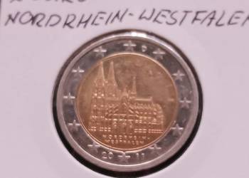 2 Euro Niemcy Nordrhein-Westfalen 2011 r. - men A, używany na sprzedaż  Konin