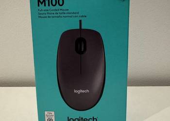 Mysz optyczna przewodowa USB Logitech M100 na sprzedaż  Poznań