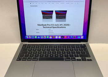 Używany, APPLE MacBook Pro 13” M1 / 8 GB RAM / 256 GB SSD / 2020 LAPTOP okazja na sprzedaż  Warszawa