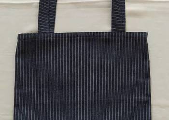 Używany, Torba – LONG HANDLES – granatowa – PASY na sprzedaż  Hajnówka