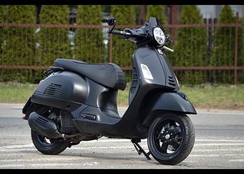 Vespa Gts 125 Black Notte Edition kat. B Mega Kozak, używany na sprzedaż  Zawiercie