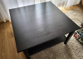 Stolik kawowy IKEA HEMNES czarny brąz 90x90 cm na sprzedaż  Wyszków