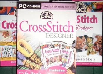 Cross Stich Designer PC CD BOX, 2002 rok, 2 płyty FOLIA na sprzedaż  Rzeszów