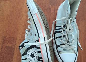 Converse wysokie 39 wkladka 24,5 cm zebra na sprzedaż  Mrzezino