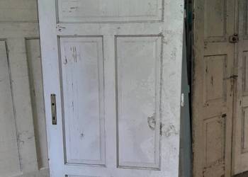 Stare drewniane drzwi retro vintage zabytek PRL, używany na sprzedaż  Dąbrowa Górnicza