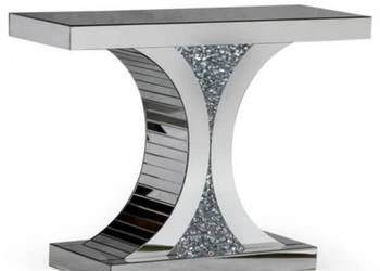Używany, Lustrzana komoda konsola z kryształkami nowoczesna Glamour na sprzedaż  Nowy Sącz