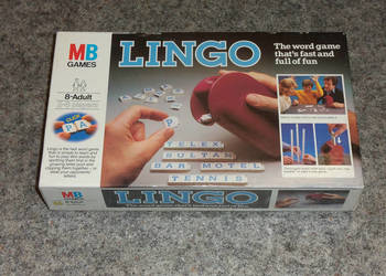Używany, gra LINGO jak Scrabble MB GAMES 100 literek na sprzedaż  Zamość