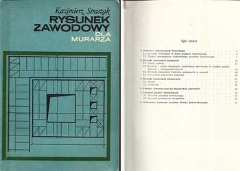 Używany, Rysunek zawodowy dla murarza   Straszak na sprzedaż  Osięciny