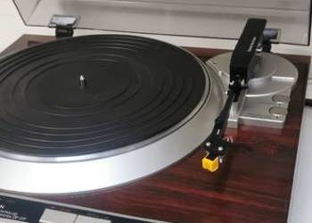 Używany, gramofon automatyczny Denon DP-37F z wkładką Audio Technica stan dobry na sprzedaż  Łęczyca