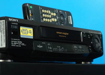 MAGNETOWID VHS SONY SLV-SE 50 Z PILOTEM W PIĘKNYM STANIE POLSKA FONIA na sprzedaż  Jerzmanowice