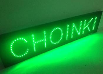 Używany, Choinki LED reklama 230V 100x25cm zewnętrzna na sprzedaż  Pomiechówek