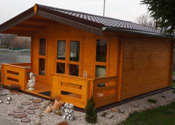 Domek drewniany, domek letniskowy całoroczny — Ania na sprzedaż  Orzysz