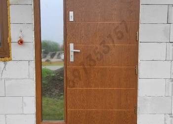 Drzwi zewnętrzne drewniane wysoka jakość producent na sprzedaż  Końskie