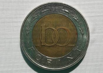 MONETA 100 forint z 2008r., numizmatyka, Węgry, Budapest na sprzedaż  Złotniki