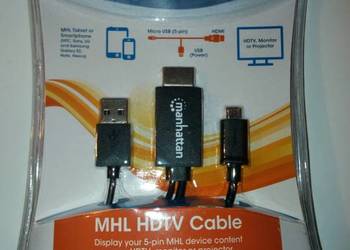 KABEL MHL HDTV konwerter MHL-USB na HDMI na sprzedaż  Łódź