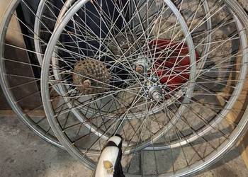 Używany, Koła felgi obręcze rowerowe szprychowe 26 cali 2 na sprzedaż  Kołobrzeg
