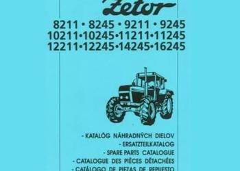 ZETOR 9211, 10211, 11245, 12245 katalog części na sprzedaż  Kielce