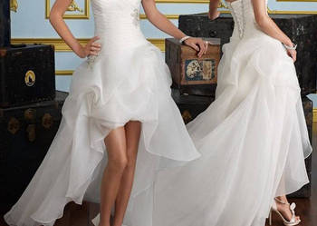 SUKNIA ŚLUBNA sukienka HI-LO ślub WESELE 36, 38 40, 42 44,46, używany na sprzedaż  Jelenia Góra