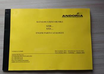 Andoria s 320 , s321 katalog części na sprzedaż  Stalowa Wola