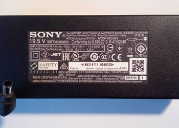 Zasilacz Sony 19,5V 4,65A od laptopa Dell na sprzedaż  Łomża