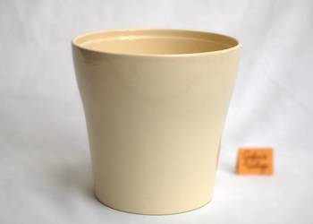 Osłonka ceramiczna na storczyk, kremowobiała, h 12 cm. na sprzedaż  Lublin