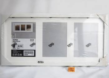 Ikea Ribba biała ramka na trzy zdjęcia, 50 x 23 cm na sprzedaż  Lublin