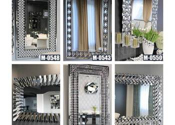 Lustro dekoracyjne do przedpokoju salonu glamour obraz na sprzedaż  Warszawa