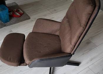 Używany, Fotel Rozkładany z Podnóżkiem ikea empik na sprzedaż  Puszczykowo