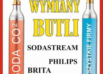 Punkty wymiany butli Sodastream do saturatorów, Brita, Philips,itp. Wrocław na sprzedaż  Wrocław