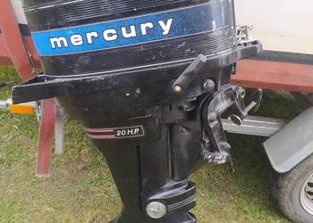 Używany, Silnik zaburtowy Mercury 20 HP na sprzedaż  Pieszyce