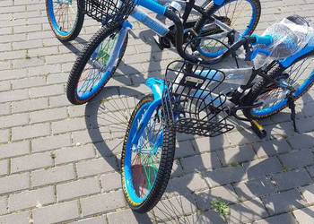 Rower 20 cali dziecięcy Rowerek dla CHŁOPCA SPORT Niebieski na sprzedaż  Głogowa