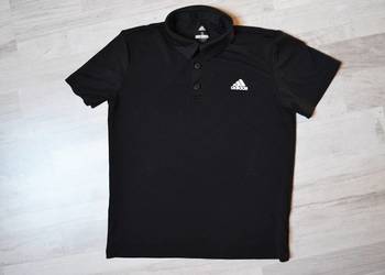 Koszulka Czarna polo Adidas kołnierzyk bluzka S na sprzedaż  Płock