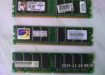 Pamięci RAM DDR1,DDR2,DDR3,SDRAM, 128MB, 256MB, 512M.1GB. na sprzedaż  Bydgoszcz