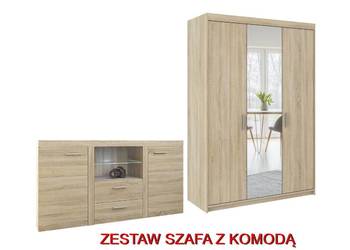 Zestaw szafa z komodą na sprzedaż  Tarnowskie Góry