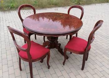 stol z krzeslami na sprzedaż  Konin