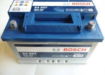 Akumulator BOSCH  S4 72AH 680A używany dobry stan odb.sklep Poznań na sprzedaż  Szczodrochowo