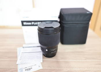 Obiektyw Sigma Art 85 mm f.1,4 DG Canon *jak nowy na sprzedaż  Stąporków