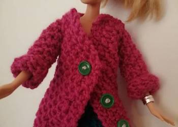 Sweterek różowy dla lalki Barbie na sprzedaż  Płock