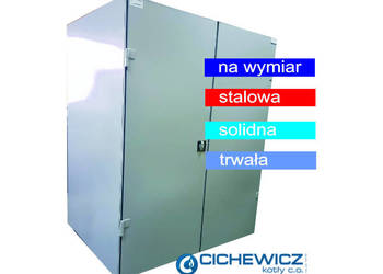 Używany, Szafa metalowa stalowa solidna polska produkcja - na wymiar na sprzedaż  Warszawa