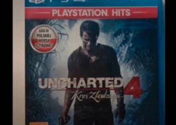 Gra na PS4 uncharted4 MOŻLIWA WYSYŁKA na sprzedaż  Szczerców