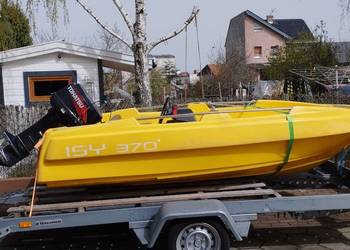 Łódka z silnikiem zaburtowym na sprzedaż  Leszno