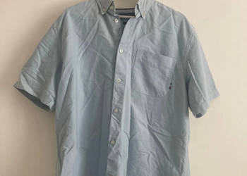 Niebieska koszula z krótkim rękawem Tommy Hilfiger, r XL, regular fit na sprzedaż  Warszawa