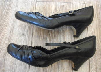 Buty CLARKS 39/40 UK5 25cm czarne sandały Skóra* stan BDB na sprzedaż  Białystok