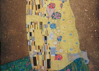 Używany, Pocałunek G. Klimt  obraz olejny - 120x100 na sprzedaż  Katowice