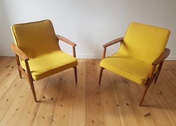 Używany, Fotel PRL  Zieliński lata 70 vintage loft nie Chierowski na sprzedaż  Szczecin