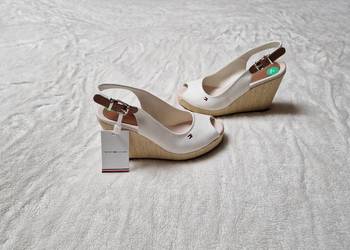 Nowe buty sandały damskie na koturnie Tommy Hilfiger rozmiar 37 z metką na sprzedaż  Bibice