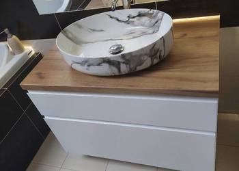 Szafka pod umywalkę na wymiar szer. 90 cm- szuflady Hafele, używany na sprzedaż  Katowice