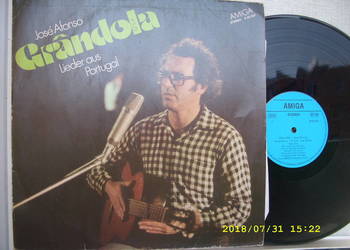 K.  Folk LP ;JOSE AFONSO - GRANDOLA. - AMIGA, 1976 R. na sprzedaż  Wołów