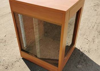 Terrarium z płyty meblowej, oszklone od wewnątrz na sprzedaż  Golub-Dobrzyń